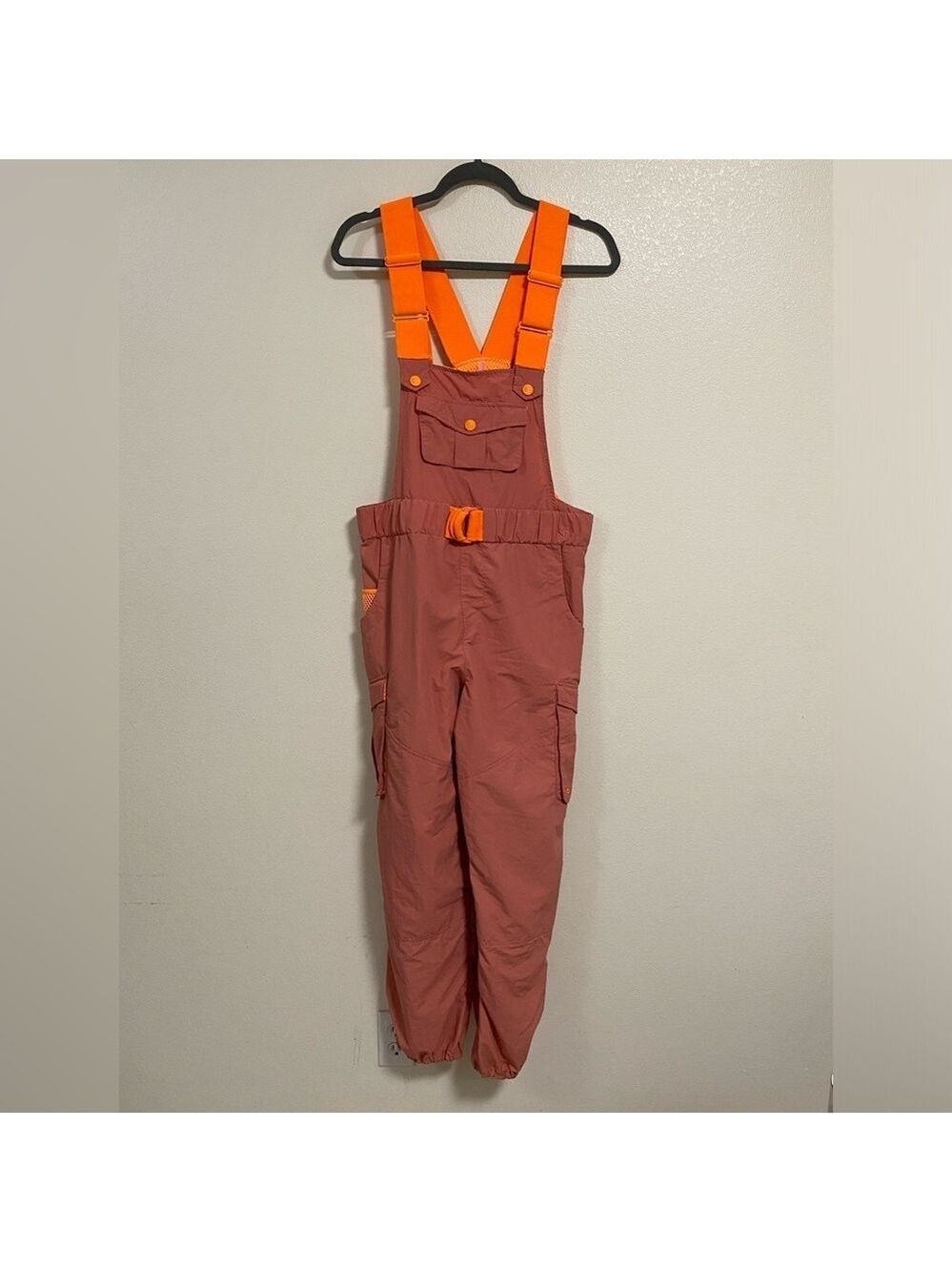 Free People Overalls Womens XS Pink/Orange Free Movement Morning Meadow Overalls